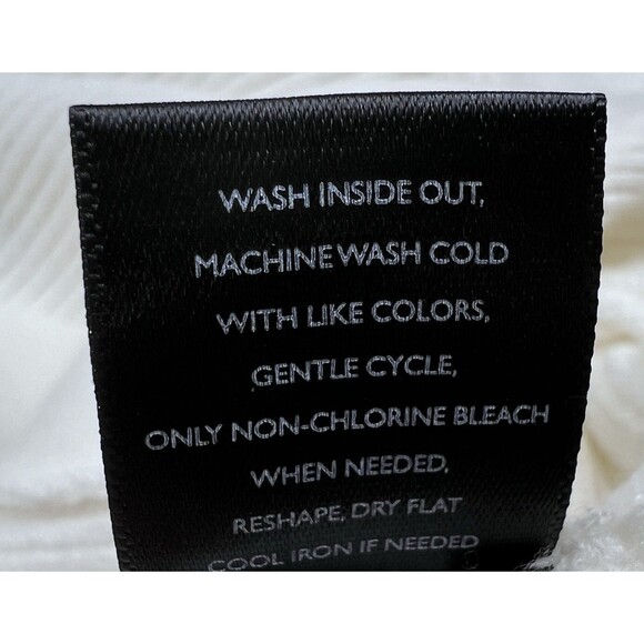 Simply Vera Vera Wang Side-Tie Ribbed Turtleneck Ivory Sweater XL Cozy Chic - Picture 13 of 13